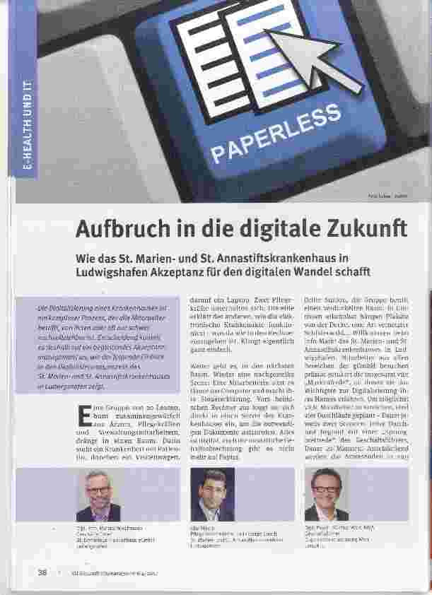 Vorschauseite 1: Aufbruch in die digitale Zukunft