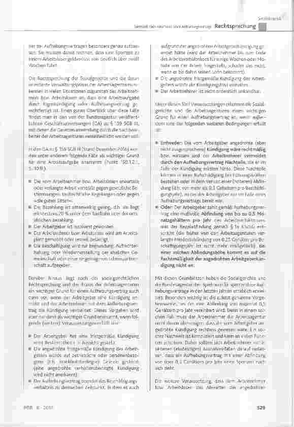 Vorschauseite 6: Sperrzeit nach Abschluss eines Aufhebungsvertrags