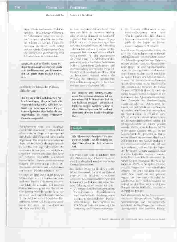 Vorschauseite 6: Perioperative akute Nierenschädigung
