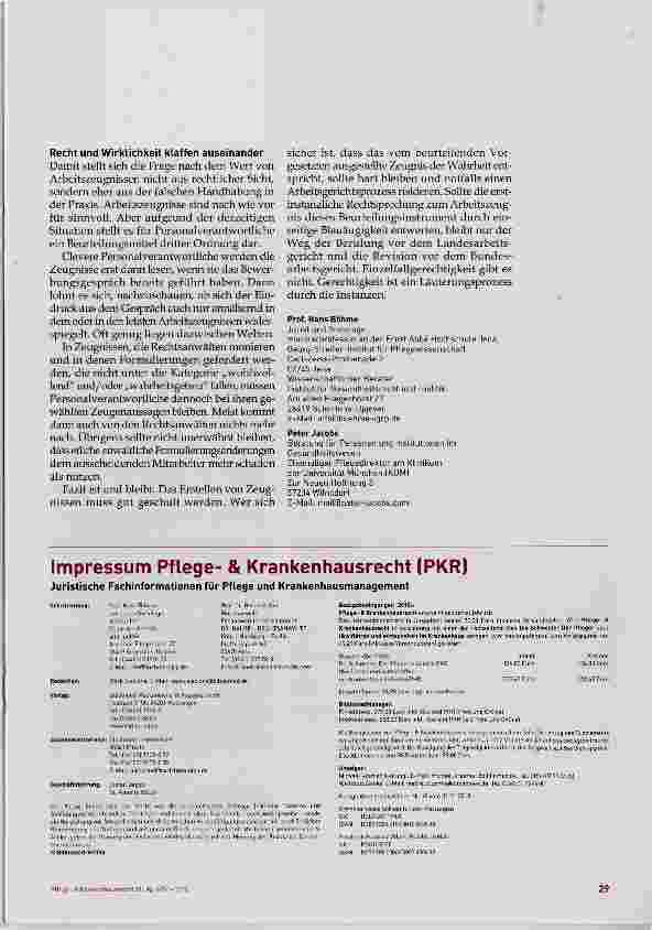 Vorschauseite 3: Zum Wahrheitsgehalt eines Arbeitszeugnisses