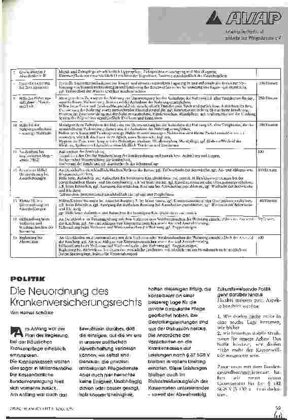 Vorschauseite 1: Die Neuordnung des Krankenversicherungsrechts