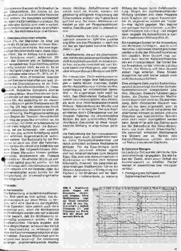 Vorschauseite 4: Einführung in die Augenheilkunde 9. Folge: Das Glaukom - Der grüne Star