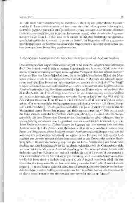 Vorschauseite 4: AUF EIN WORT - Organ-Spende oder Organ-Handel? Gaben-theologische Anmerkungen