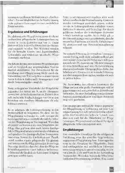 Vorschauseite 5: Umsetzung der elektronischen Pflegeplanung im Krankenhaus