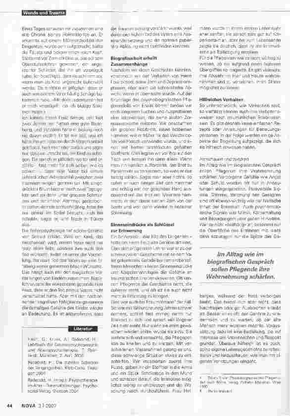 Vorschauseite 2: Wie brennt meine alte Wunde!Wenn seelische Verletzungen aufbrechen
