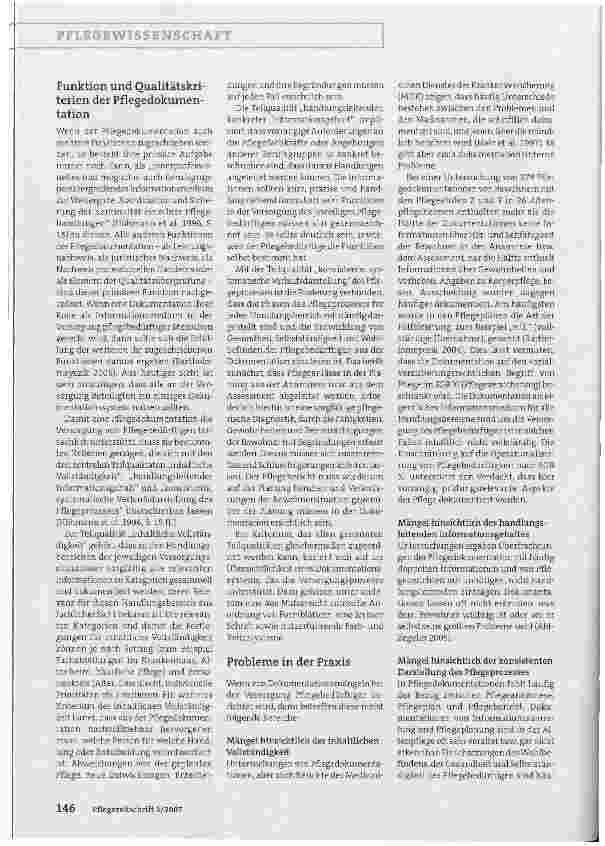 Vorschauseite 2: Kommentar zur Grundsatzstellungnahme Pflegeprozess und Dokumentation des MDS