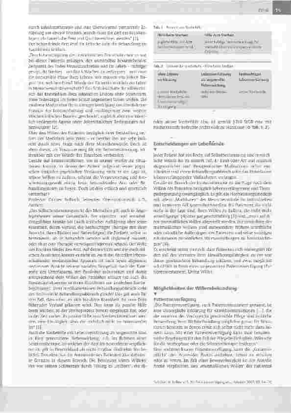 Vorschauseite 2: Die Patientenverfügung als Mittel des SelbstbestimmungsrechtsRechtliche Situation