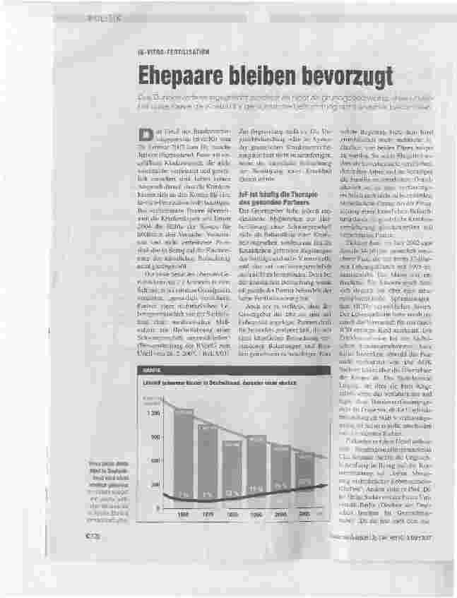 Vorschauseite 1: Ehepaare bleiben bevorzugt