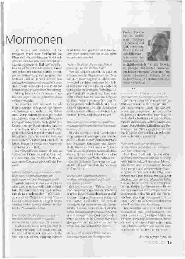 Vorschauseite 2: Von der Heilsarmee bis zu den Mormonen