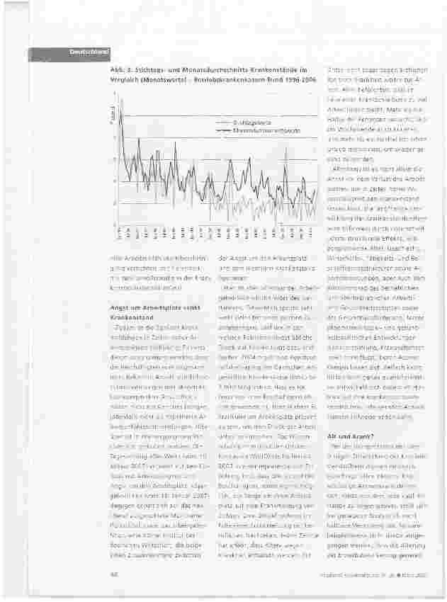 Vorschauseite 4: Krankenstand in Deutschland auf Rekordtief - Sind jetzt alle gesund?