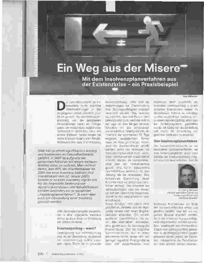 Vorschauseite 1: Ein Weg aus der Misere