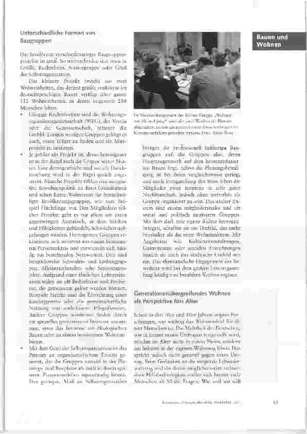 Vorschauseite 4: Zusammen bauen -gemeinschaftlich wohnen