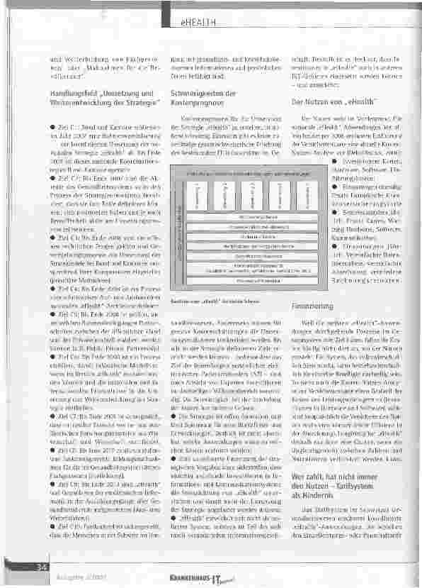 Vorschauseite 2: Die Schweizer eHealth-Vision von Qualität Effizienz und Sicherheit
