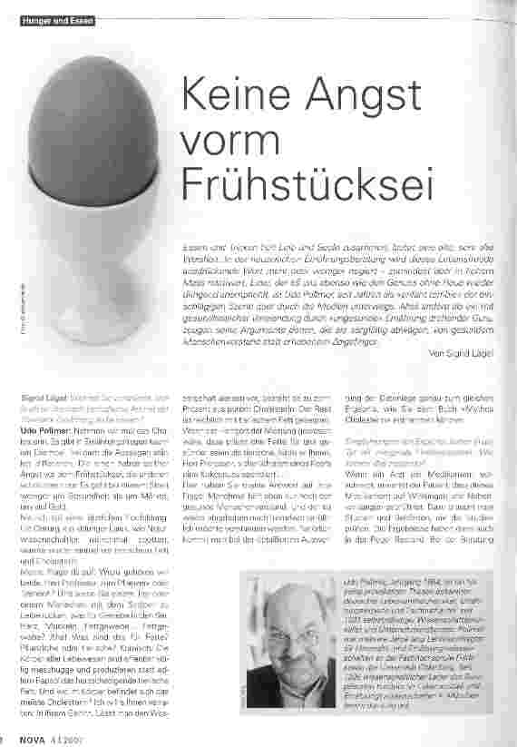 Vorschauseite 1: Keine Angst vorm Frühstücksei