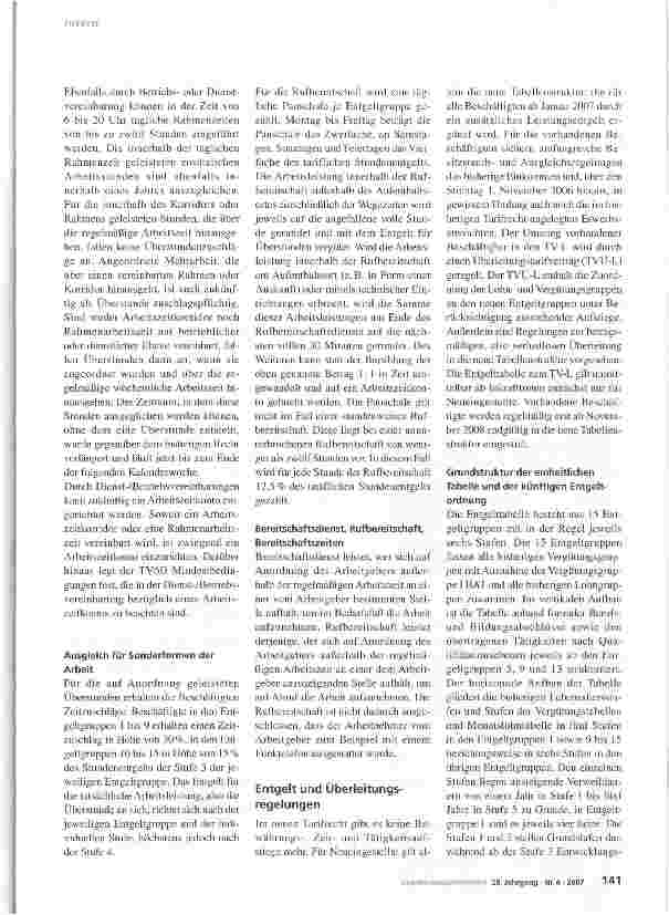 Vorschauseite 3: Das neue Tarifrecht