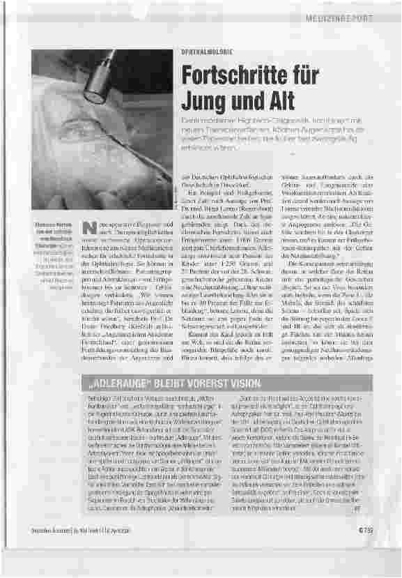 Vorschauseite 1: Fortschritte für Jung und Alt