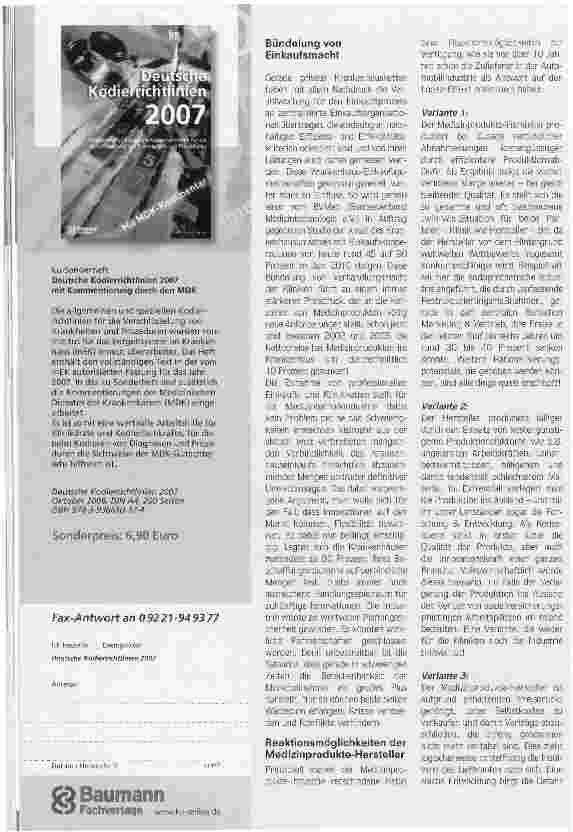 Vorschauseite 3: Klinikmanagement trifft Automobilindustrie