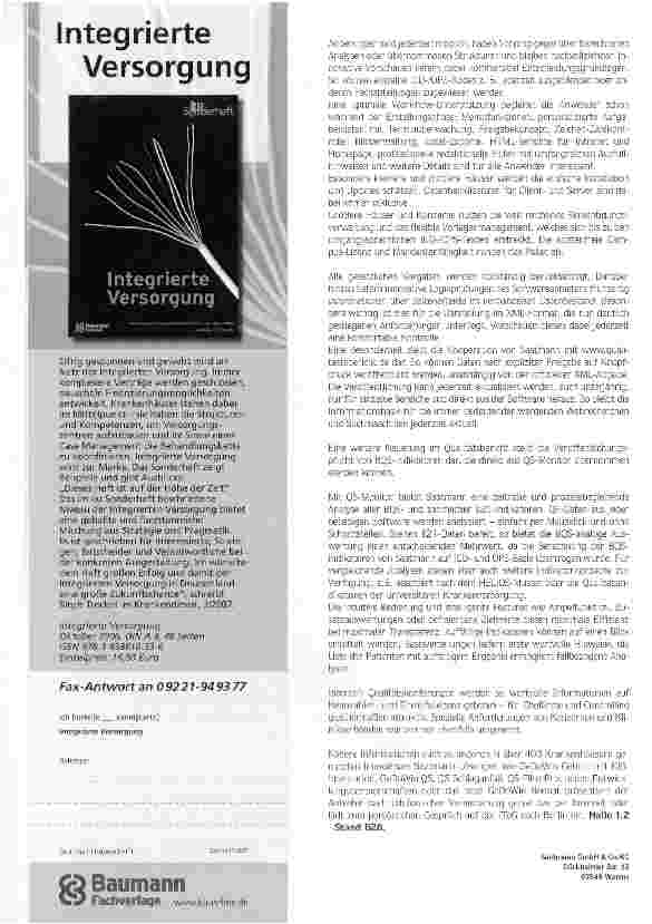 Vorschauseite 2: Ein starkes TeamQualitätsbericht und QS-Monitor - einfach genial, doppelt effektiv.