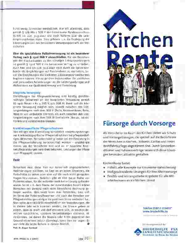 Vorschauseite 2: Eine Chance für die Pflege?