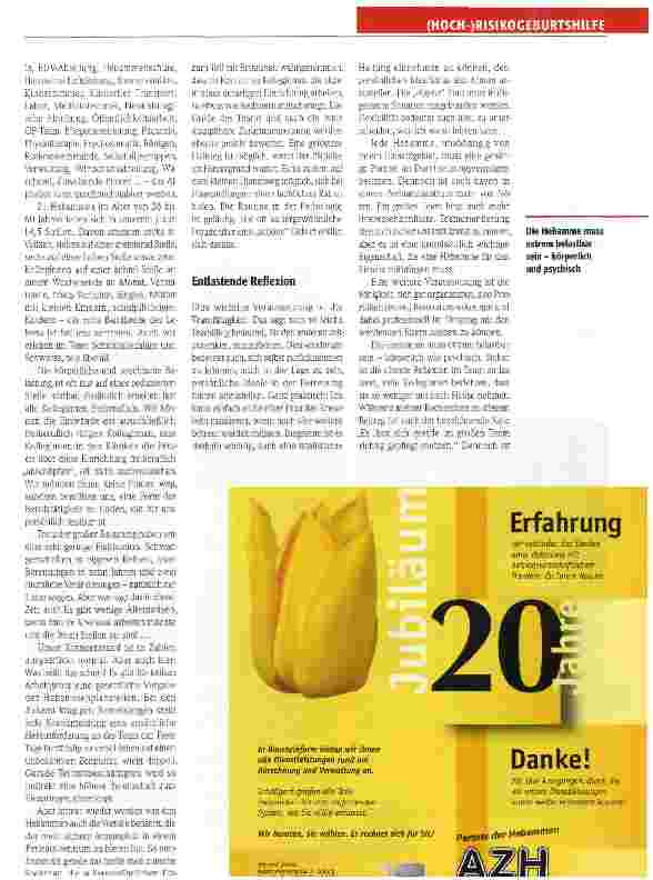 Vorschauseite 3: Alltag in einem Perinatalzentrum