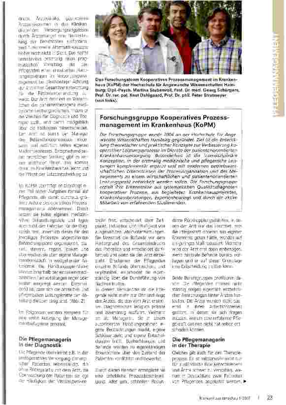 Vorschauseite 3: Vom Pflegezum Versorgungsmanagement