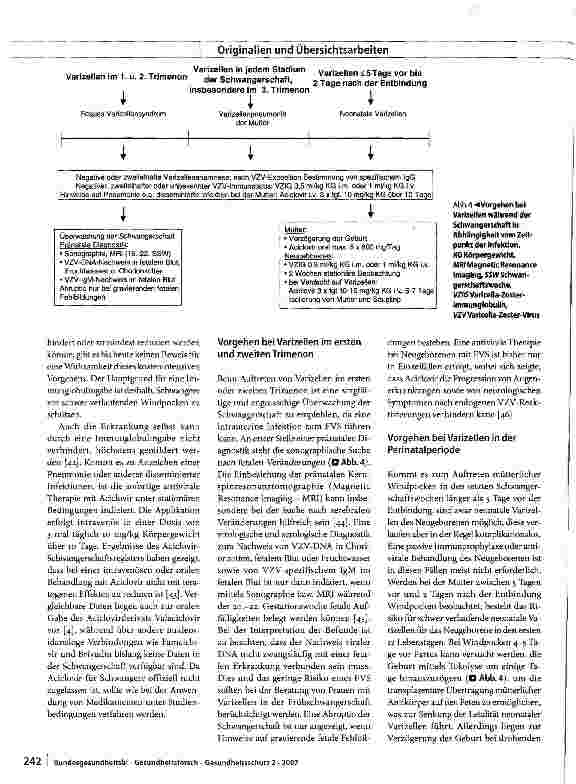 Vorschauseite 6: Varizellen in der Schwangerschaft und bei Neugeborenen