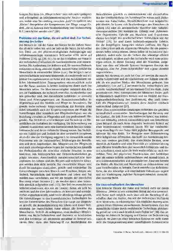 Vorschauseite 5: Natur, Technik und Pflege - Fragmente für einen ausstehenden Dialog (Teil II)1