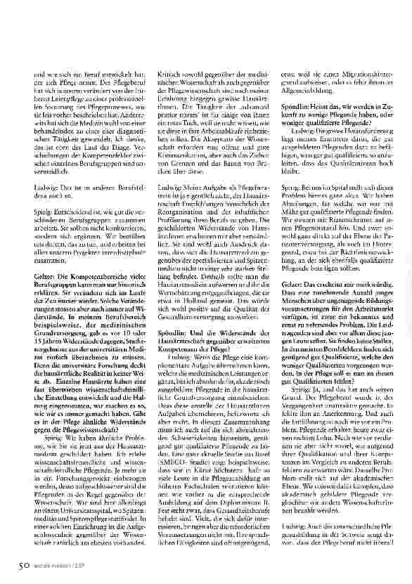 Vorschauseite 6: Was können wir von der Pflegewissenschaft erwarten?