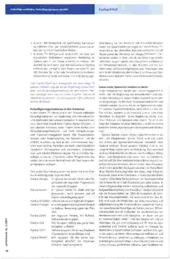 Vorschauseite 2: Freiwillige ausbilden, Freiwilligengruppen beraten
