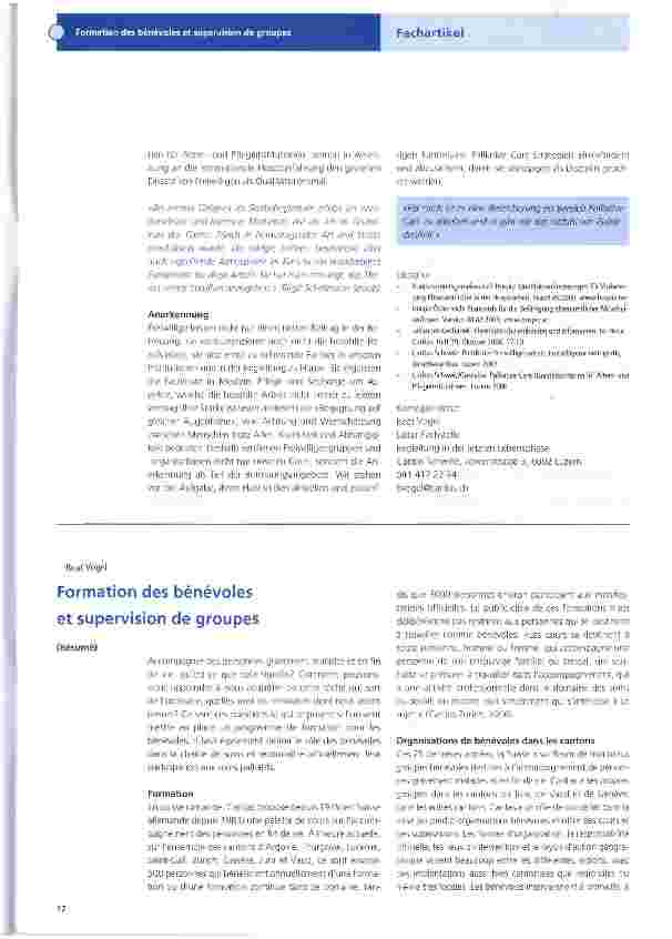 Vorschauseite 3: Freiwillige ausbilden, Freiwilligengruppen beraten