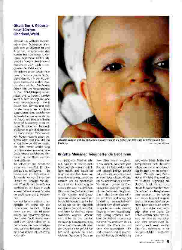 Vorschauseite 2: Hebammen und Doulas