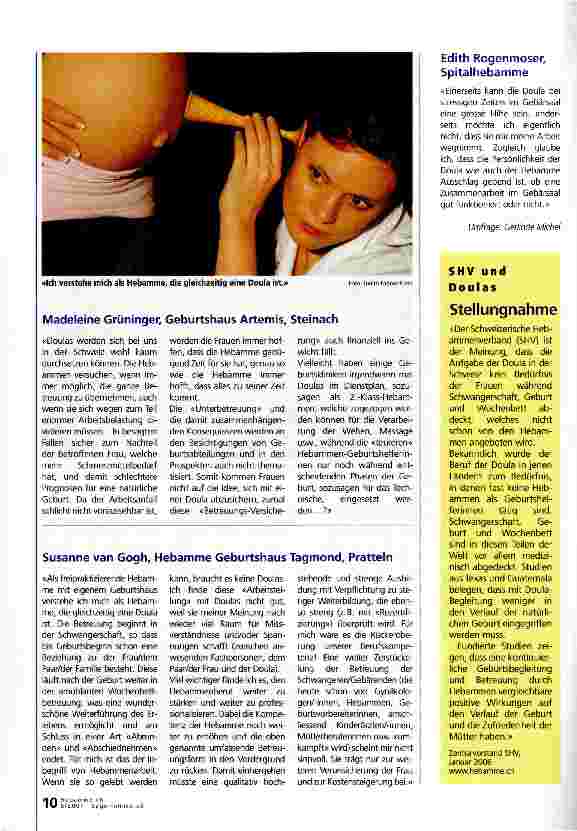 Vorschauseite 3: Hebammen und Doulas