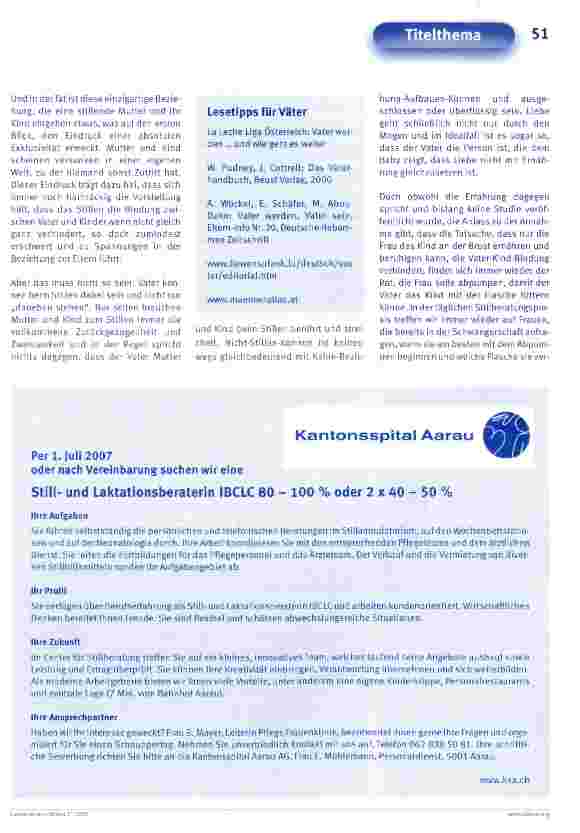 Vorschauseite 4: Väter in der Stillzeit