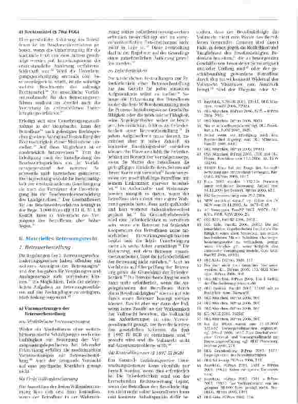 Vorschauseite 3: Die Entwicklung des Betreuungsrechts bis Anfang Juni 2006
