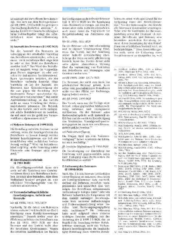 Vorschauseite 4: Die Entwicklung des Betreuungsrechts bis Anfang Juni 2006