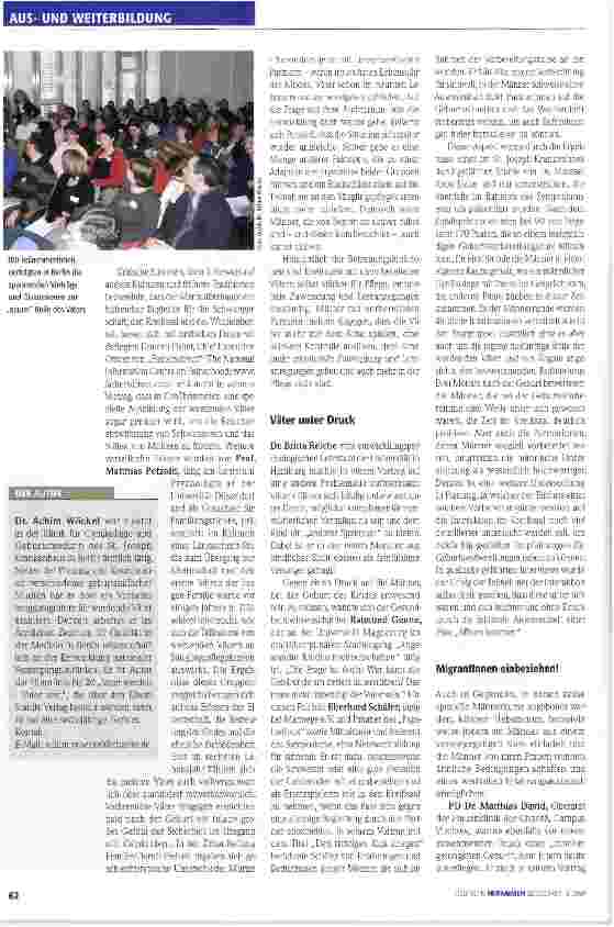 Vorschauseite 2: Den Vater einbinden!