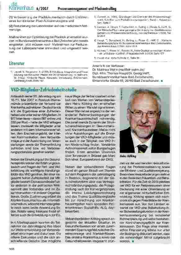 Vorschauseite 4: Ergebnisse des Prozessmanagements im Rahmen des Pfadcontrollings