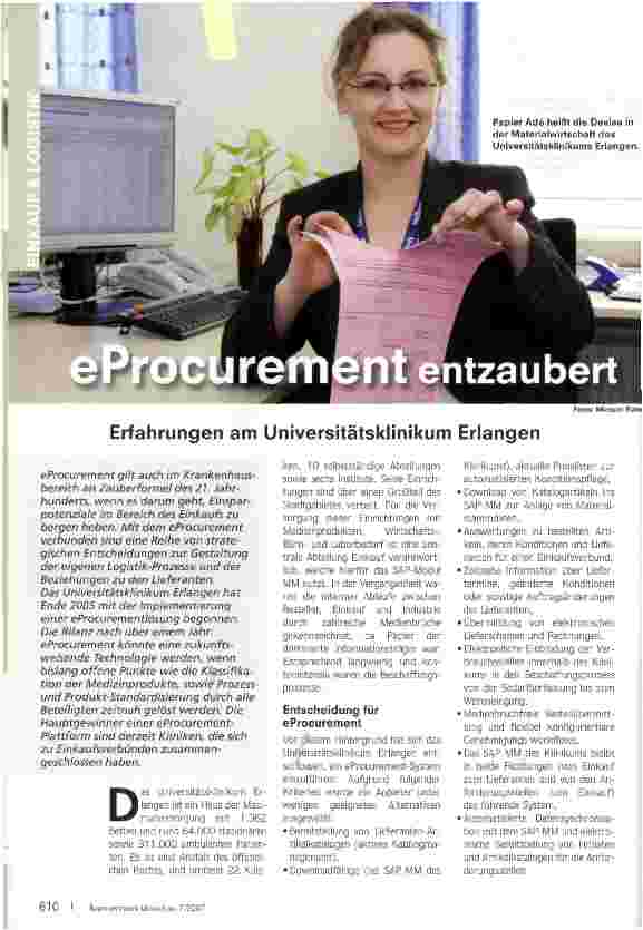 Vorschauseite 1: eProcurement entzaubert