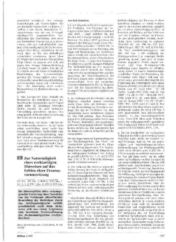 Vorschauseite 3: Zur Beschwerde des Betroffenen gegen die Anordnung der psychiatrischen Untersuchung