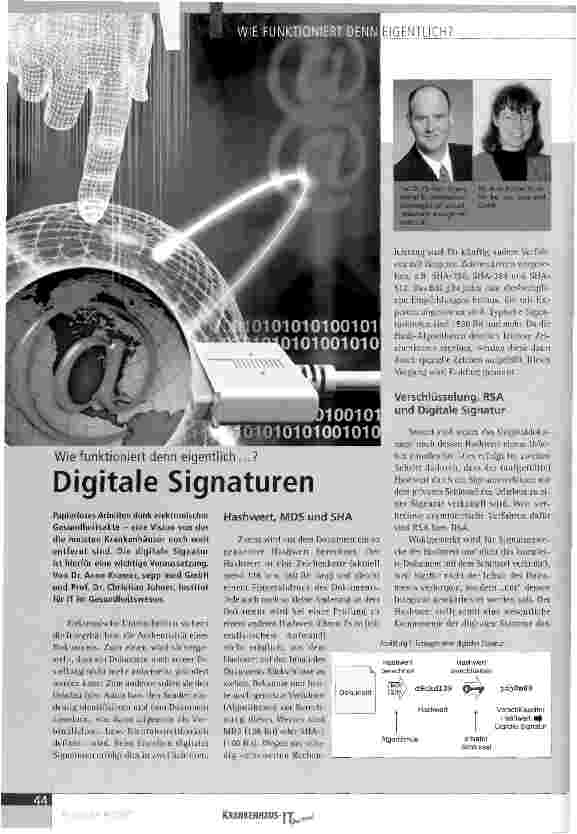 Vorschauseite 1: Digitale Signaturen