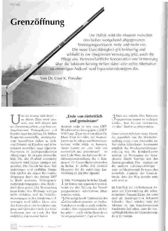 Vorschauseite 1: Grenzöffnung