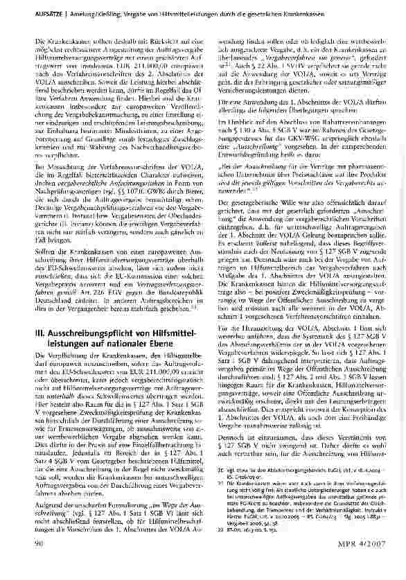 Vorschauseite 6: Die Vergabe von Hilfsmittelleistungen durch die gesetzlichen Krankenkassen - Eine Darstellung im Lichte des GKV-Wettbewerbsstärkungsgesetzes