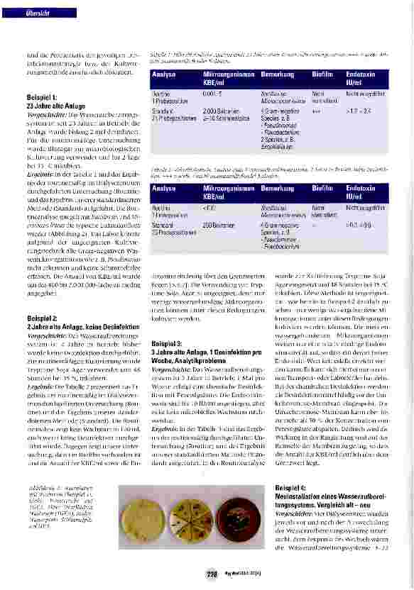 Vorschauseite 3: Wasseraufbereitungssysteme und Flüssigkeiten in der Dialyse