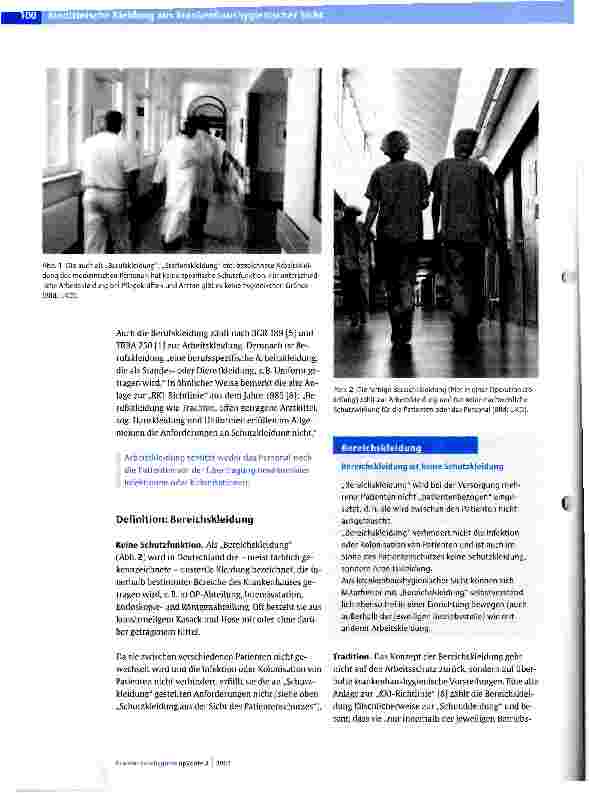 Vorschauseite 4: Medizinische Kleidung aus krankenhaushygienischer Sicht