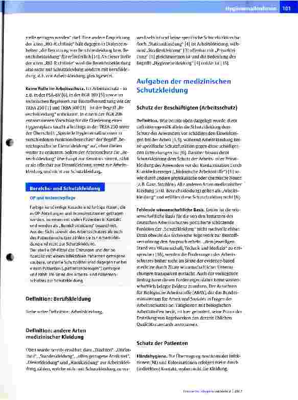 Vorschauseite 5: Medizinische Kleidung aus krankenhaushygienischer Sicht