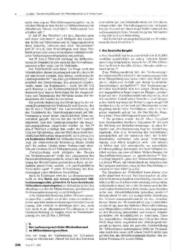 Vorschauseite 3: Neuere Entwicklungen der Personalvertretung in Deutschland