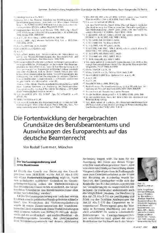 Vorschauseite 6: Neuere Entwicklungen der Personalvertretung in Deutschland