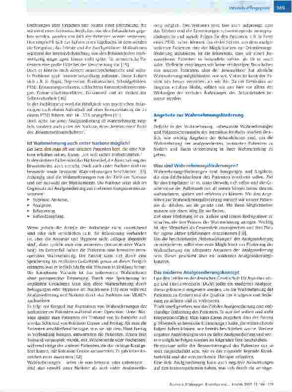 Vorschauseite 4: Erfahrungen, Erlebnisse und Erleben des analgosedierten, beatmeten Patienten