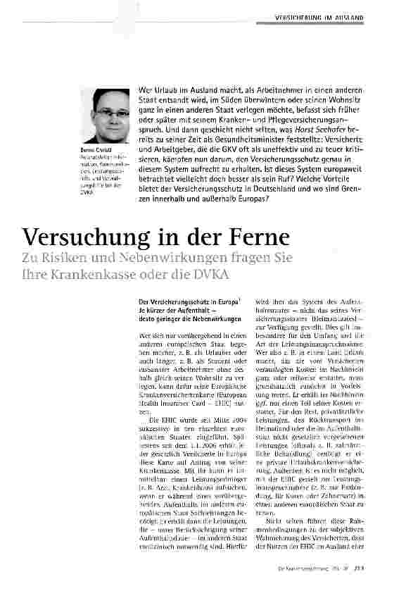 Vorschauseite 1: Versuchung in der Ferne