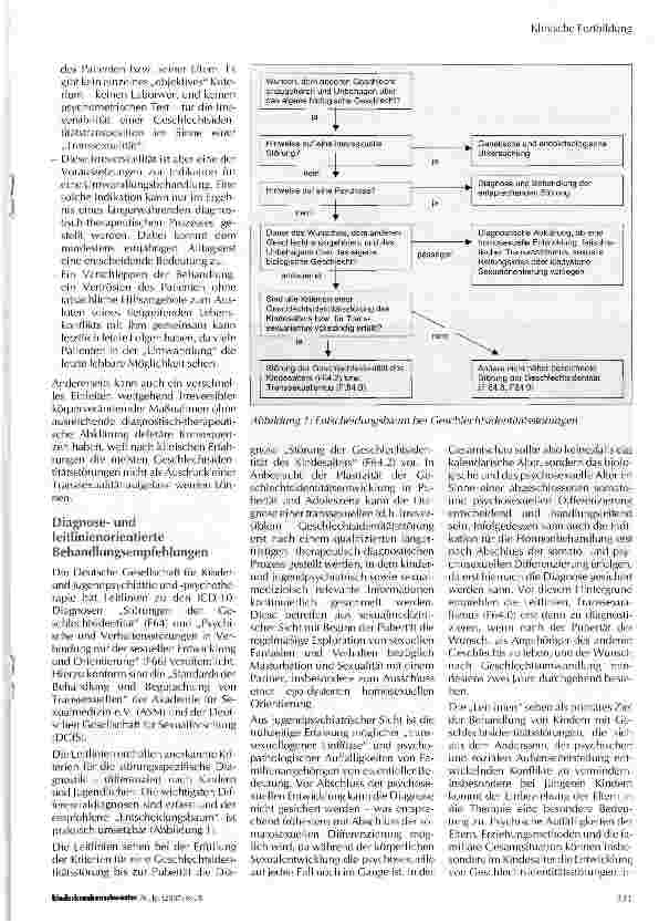 Vorschauseite 2: Geschlechtsidentitätsstörungen im Kindesund Jugendalter